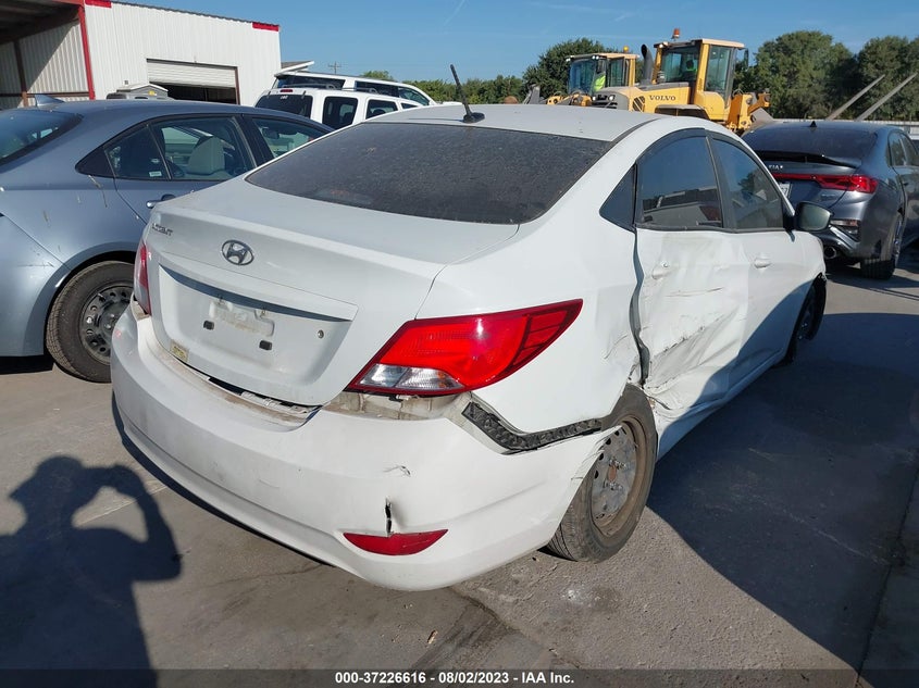 VIN KMHCT4AE1HU366572 2017 HYUNDAI ACCENT SE