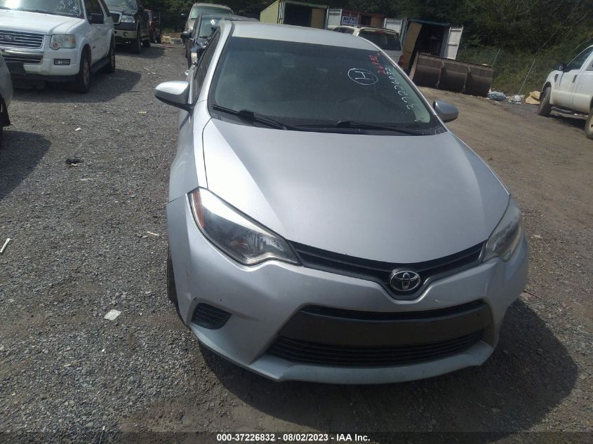 2015 TOYOTA COROLLA L/LE/S/S PLUS/LE PLUS - 2T1BURHE6FC405649