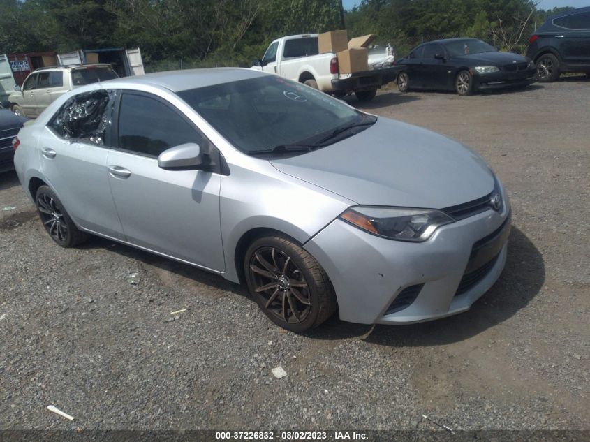 2015 TOYOTA COROLLA L/LE/S/S PLUS/LE PLUS - 2T1BURHE6FC405649