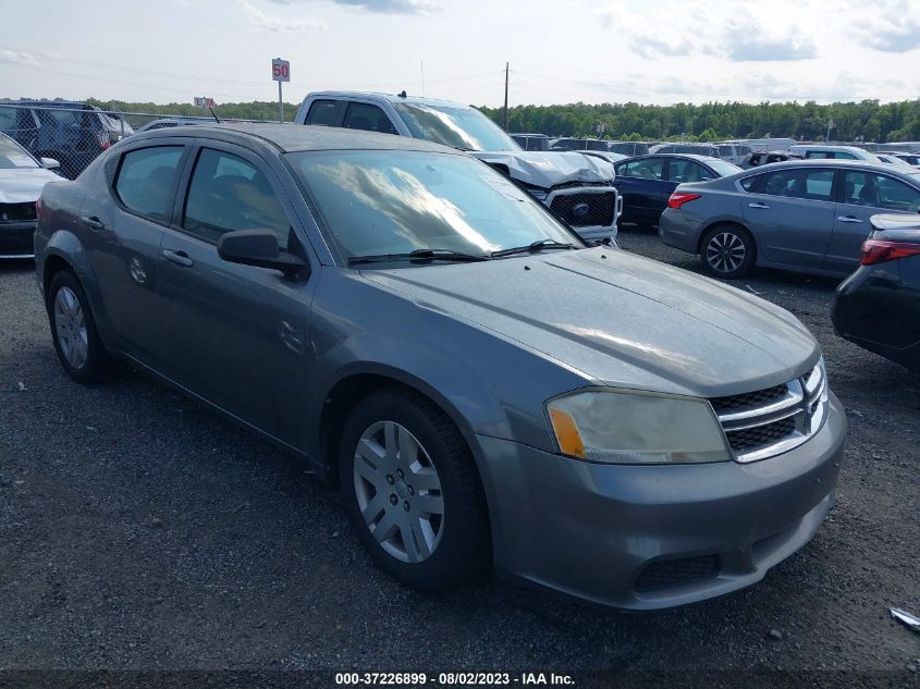 2013 DODGE AVENGER SE - 1C3CDZAB9DN508924