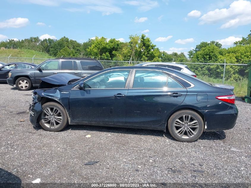 2015 TOYOTA CAMRY HYBRID LE/XLE/SE - 4T1BD1FK9FU161925