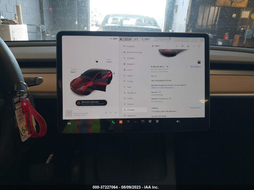 2023 TESLA MODEL Y LONG RANGE - 7SAYGDEE5PF751457