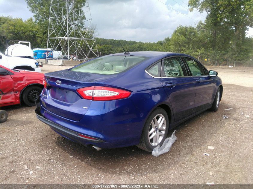 2016 FORD FUSION SE - 3FA6P0H73GR233166