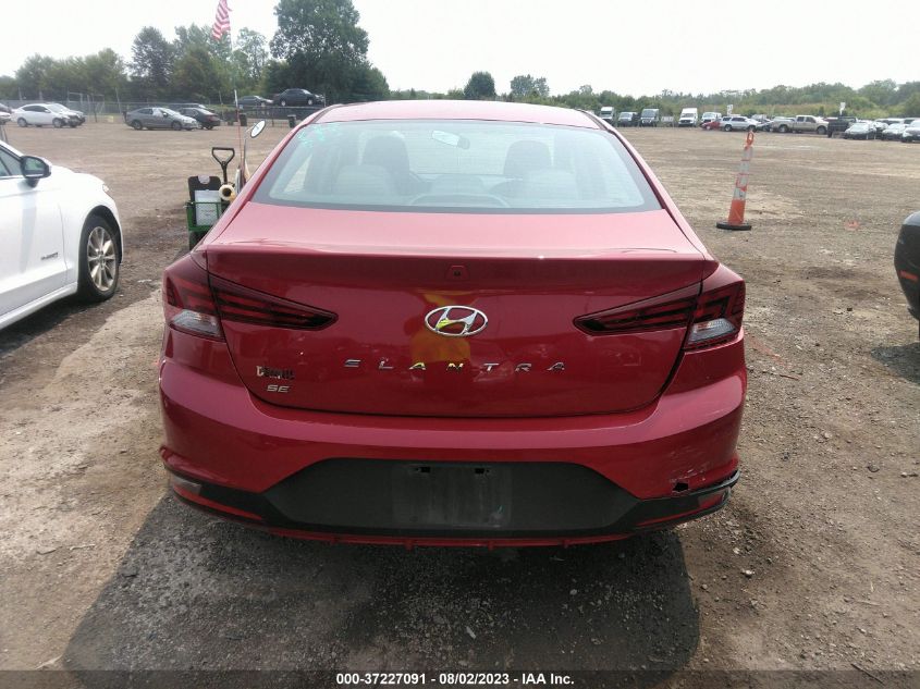 2019 HYUNDAI ELANTRA SE - KMHD74LF5KU780041