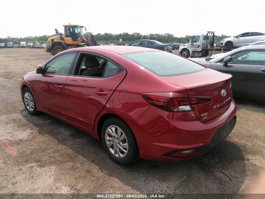 2019 HYUNDAI ELANTRA SE - KMHD74LF5KU780041