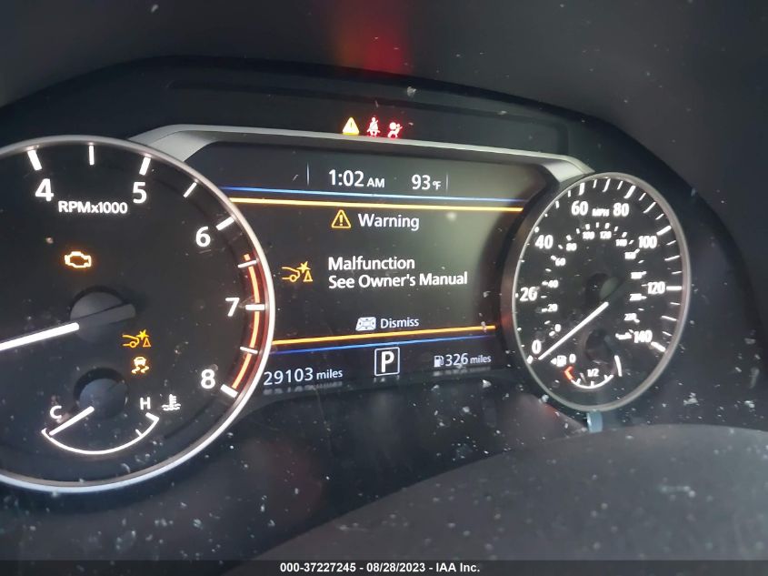 2022 NISSAN ALTIMA 2.5 SV - 1N4BL4DV9NN360509