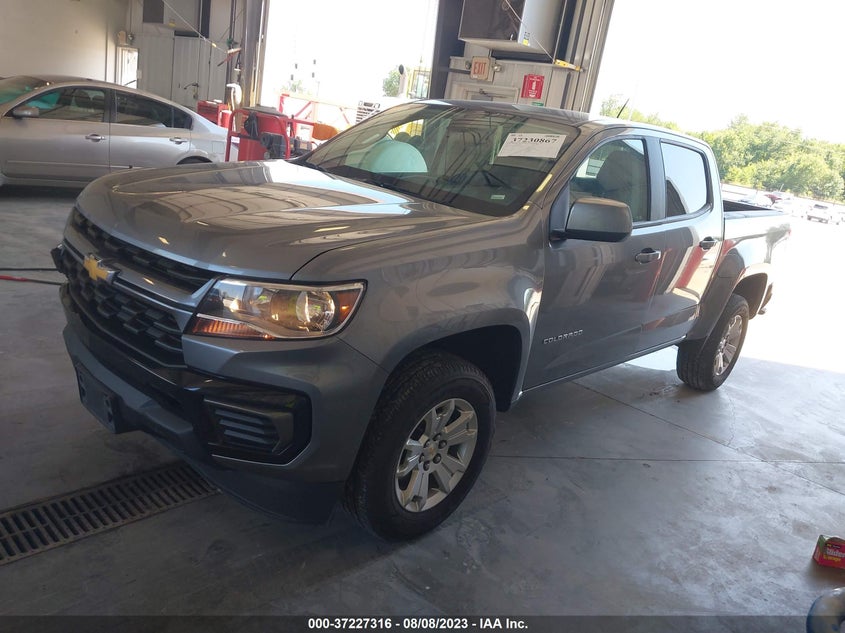 VIN 1GCGTCEN8M1266751 2021 CHEVROLET COLORADO 4WD LT