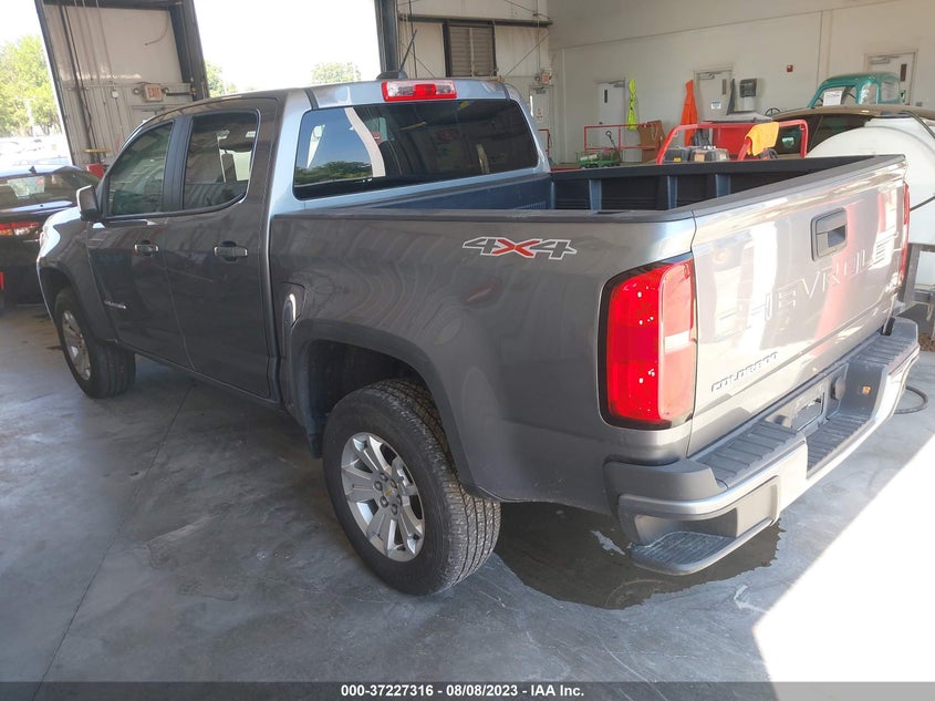 VIN 1GCGTCEN8M1266751 2021 CHEVROLET COLORADO 4WD LT