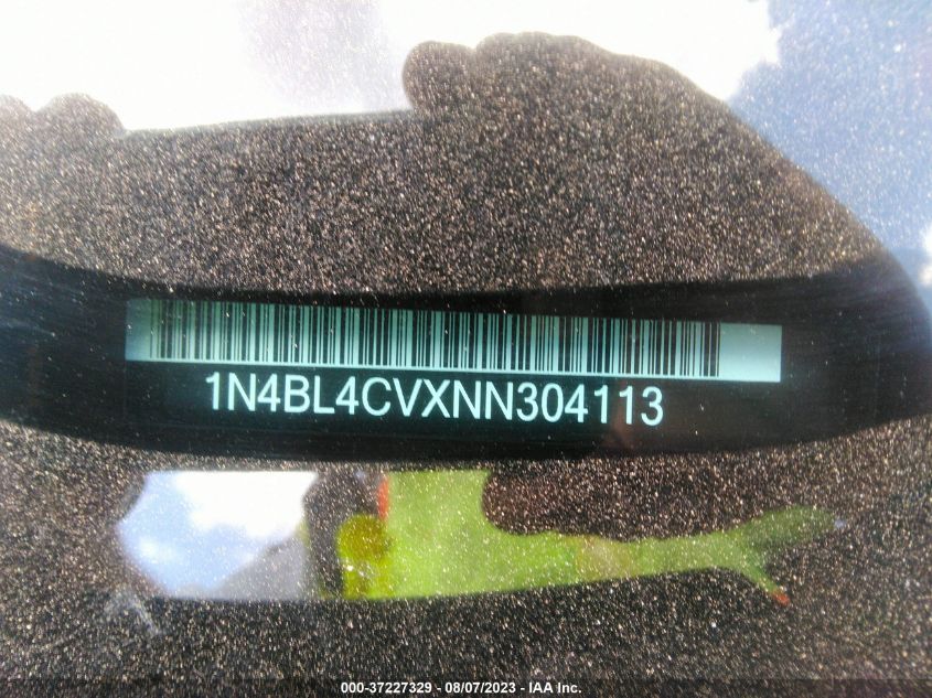 2022 NISSAN ALTIMA 2.5 SR - 1N4BL4CVXNN304113