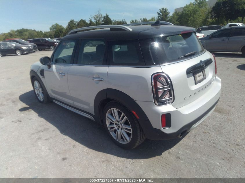 2022 MINI COUNTRYMAN COOPER WMZ23BR05N3N58737
