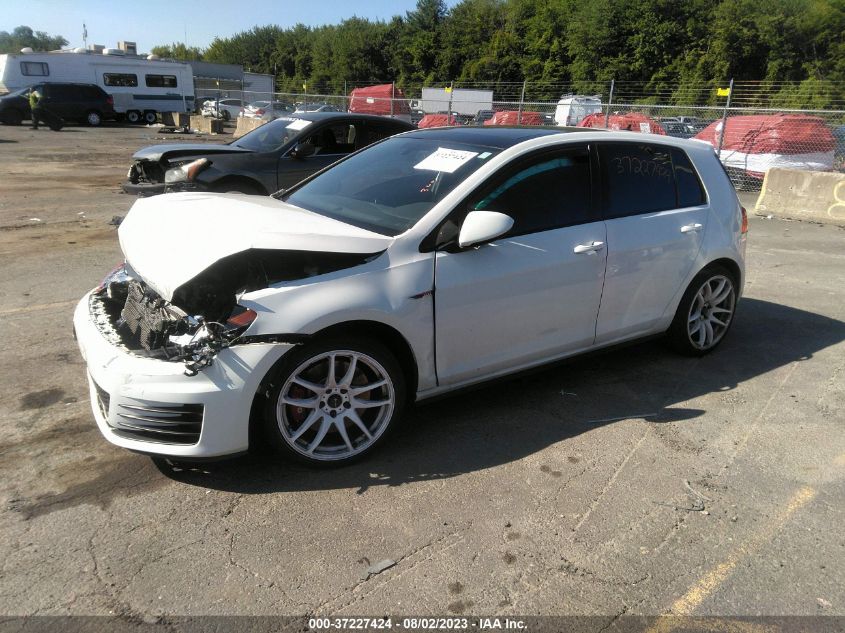 2016 VOLKSWAGEN GOLF GTI AUTOBAHN W - 3VW447AU2GM044571