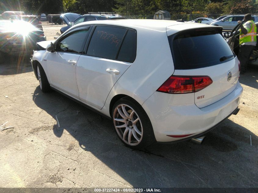 2016 VOLKSWAGEN GOLF GTI AUTOBAHN W - 3VW447AU2GM044571