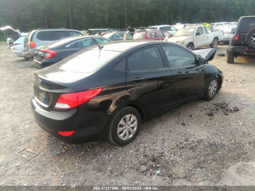2016 HYUNDAI ACCENT SE - KMHCT4AE3GU990081