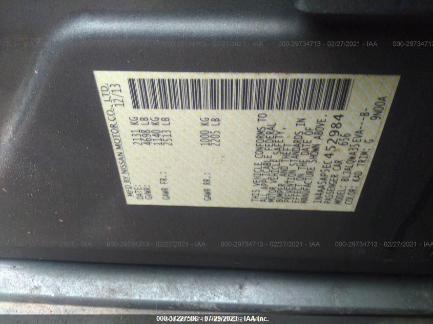 2014 NISSAN MAXIMA 3.5 S - 1N4AA5AP5EC452984