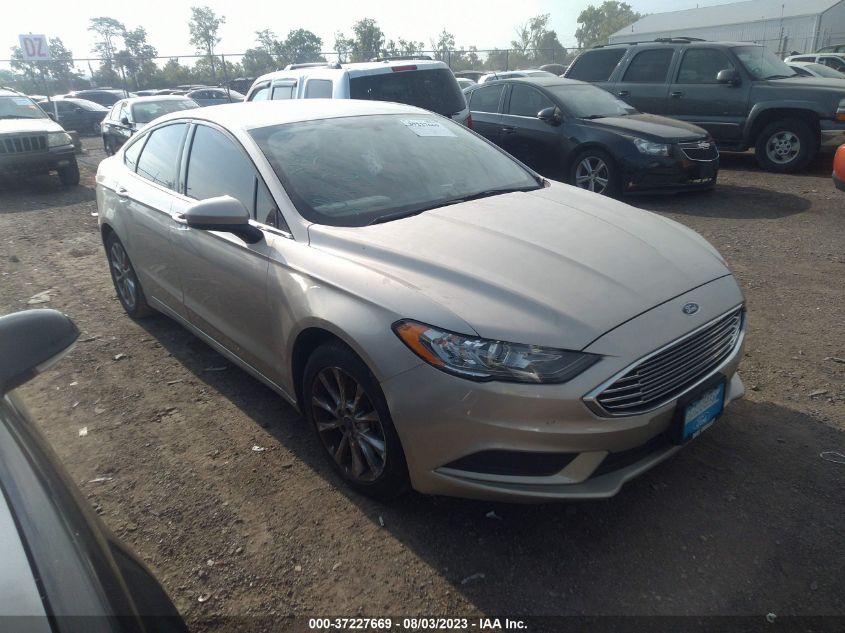 2017 FORD FUSION SE - 3FA6P0H7XHR240990