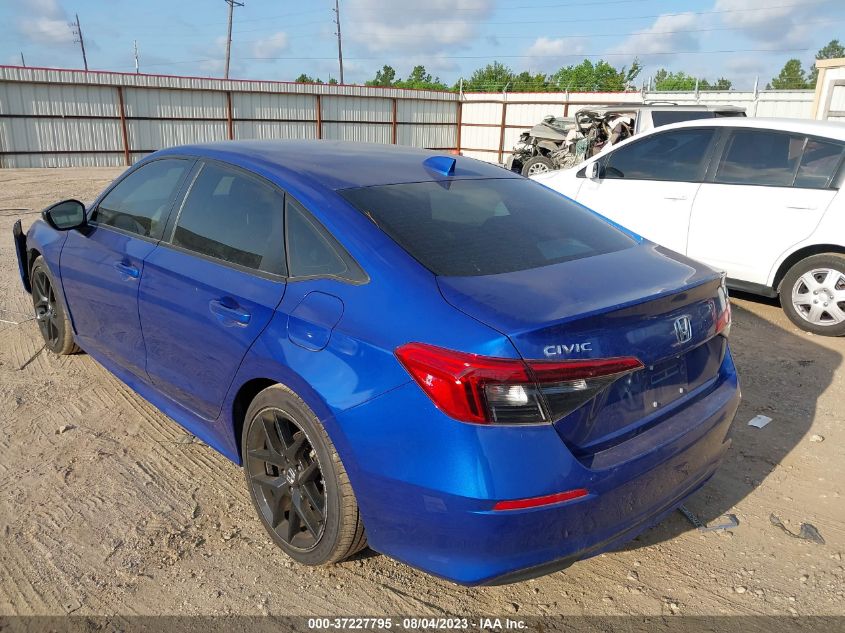 2022 HONDA CIVIC SEDAN SPORT - 2HGFE2F53NH557516