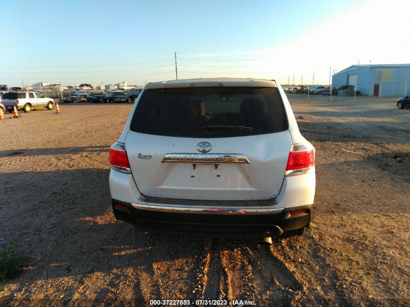 2013 TOYOTA HIGHLANDER - 5TDZA3EH4DS039777