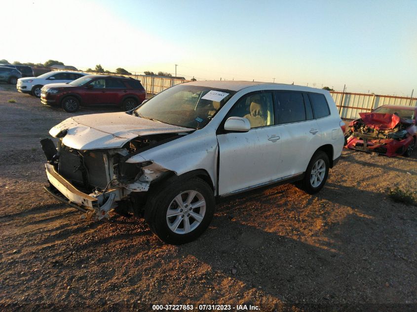2013 TOYOTA HIGHLANDER - 5TDZA3EH4DS039777
