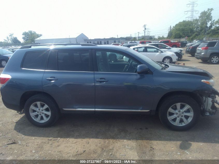 2013 TOYOTA HIGHLANDER - 5TDBK3EH1DS229230