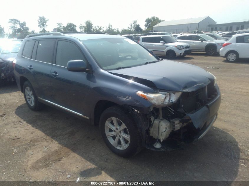 2013 TOYOTA HIGHLANDER - 5TDBK3EH1DS229230