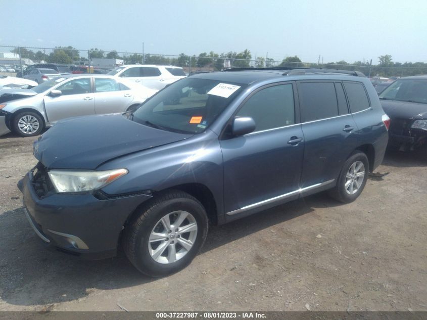 2013 TOYOTA HIGHLANDER - 5TDBK3EH1DS229230