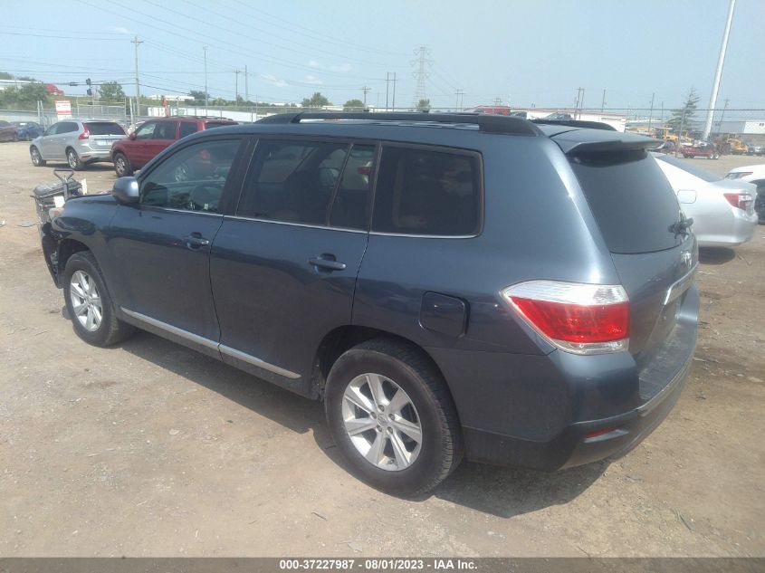 2013 TOYOTA HIGHLANDER - 5TDBK3EH1DS229230