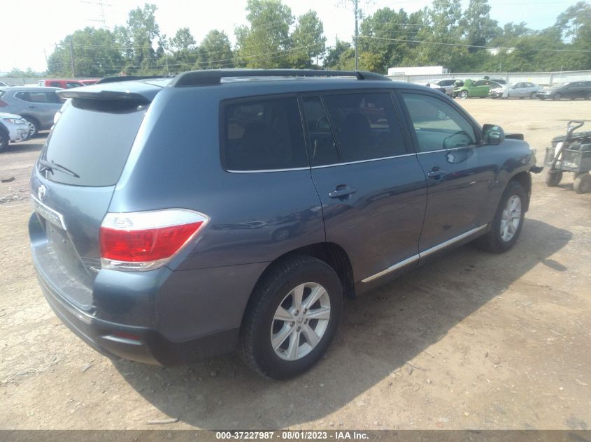 2013 TOYOTA HIGHLANDER - 5TDBK3EH1DS229230