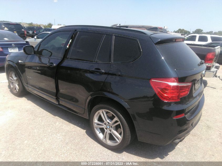 2013 BMW X3 XDRIVE35I - 5UXWX7C50DL976935