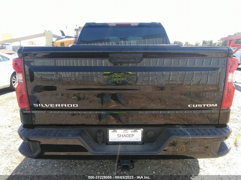 2022 CHEVROLET SILVERADO 1500 CUSTOM - 3GCPDBEKXNG538815