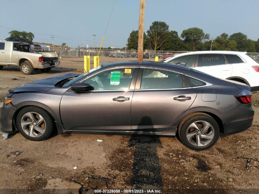 2019 HONDA INSIGHT EX - 19XZE4F5XKE009477