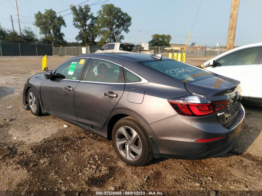 2019 HONDA INSIGHT EX - 19XZE4F5XKE009477
