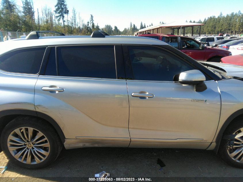 2021 TOYOTA HIGHLANDER HYBRID PLATINUM - 5TDEBRCH3MS066521