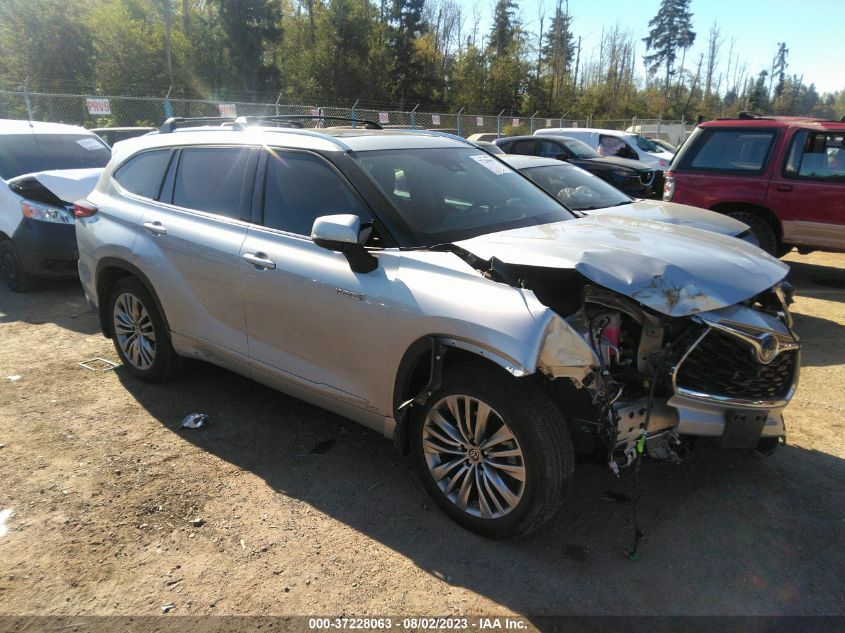 2021 TOYOTA HIGHLANDER HYBRID PLATINUM - 5TDEBRCH3MS066521