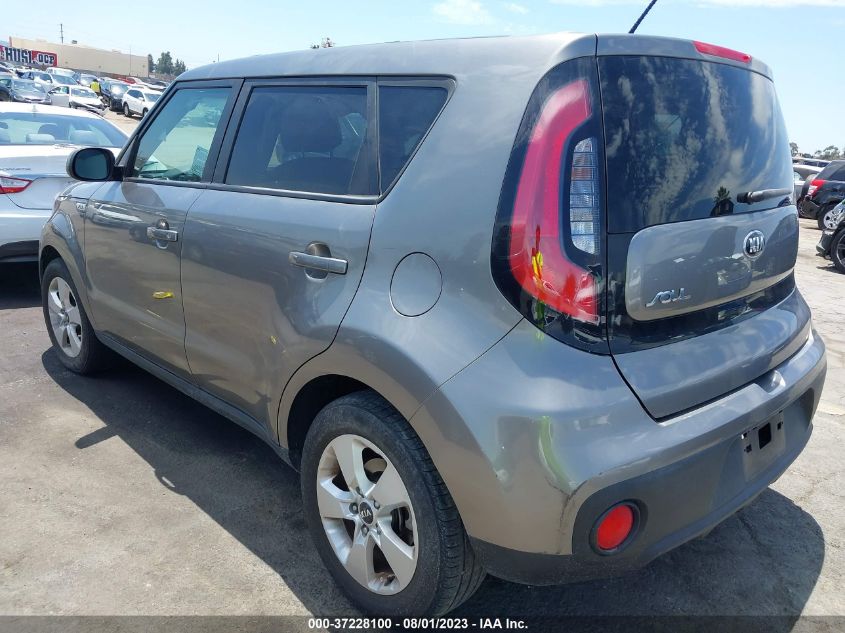 2017 KIA SOUL BASE - KNDJN2A21H7498357