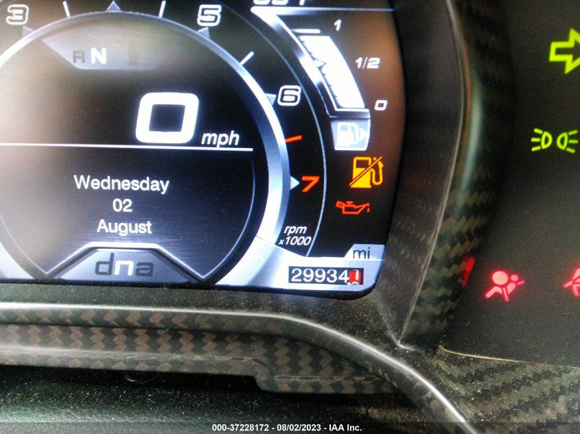 2016 ALFA ROMEO 4C SPIDER - ZARBAAB45GM181312
