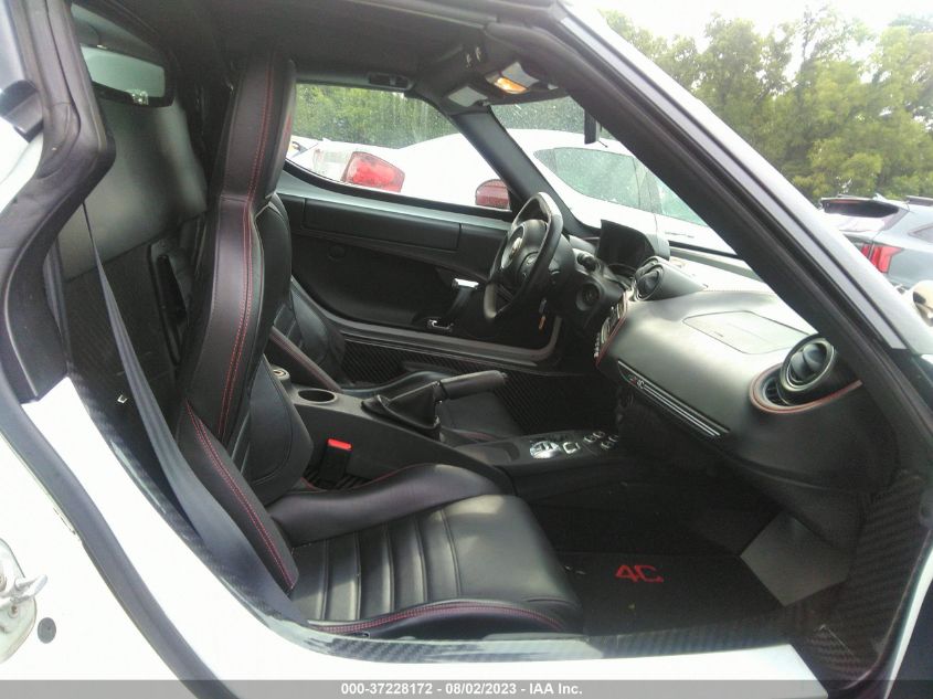 2016 ALFA ROMEO 4C SPIDER - ZARBAAB45GM181312