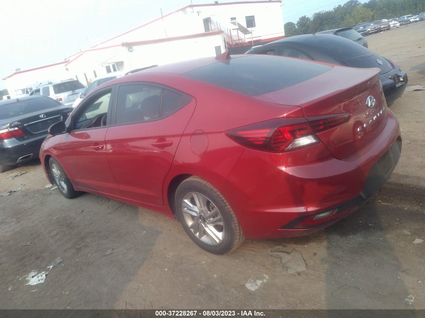 VIN KMHD84LF7KU809651 2019 HYUNDAI ELANTRA SEL