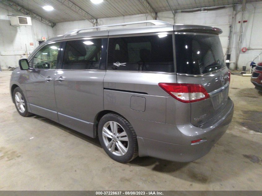 2013 NISSAN QUEST SL - JN8AE2KP1D9067451