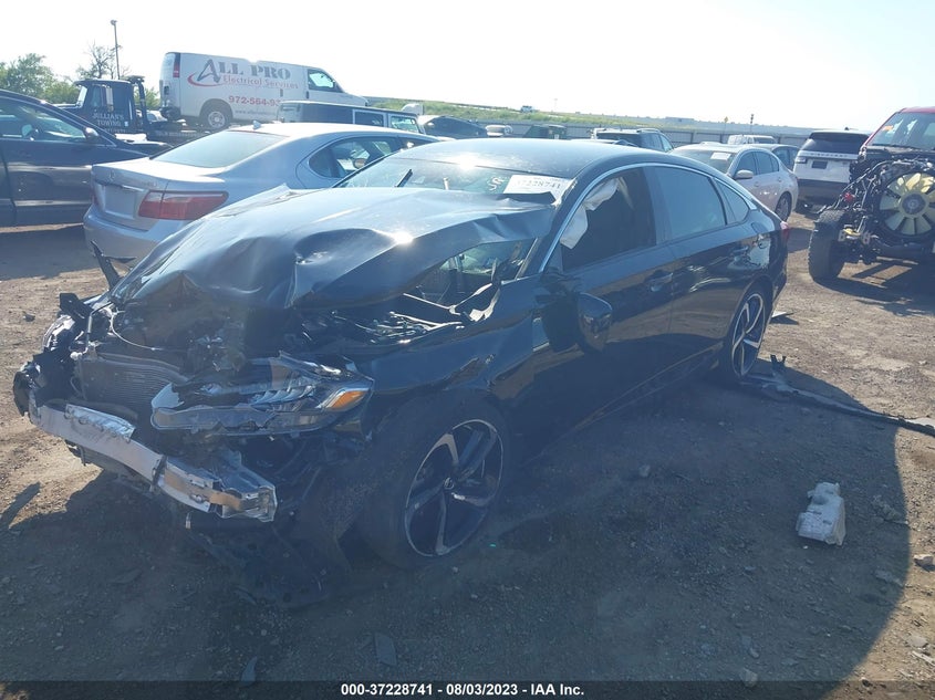 VIN 1HGCV1F38NA080236 2022 HONDA ACCORD SEDAN SPORT