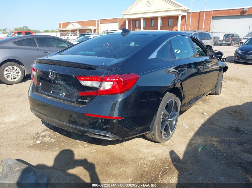 VIN 1HGCV1F38NA080236 2022 HONDA ACCORD SEDAN SPORT