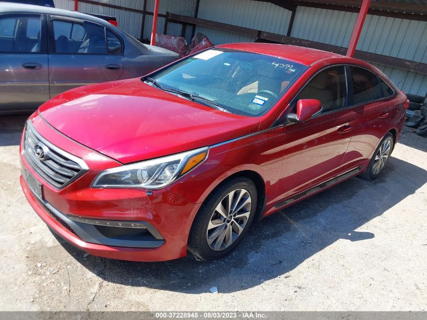 2015 HYUNDAI SONATA 2.4L SPORT - 5NPE34AFXFH174399