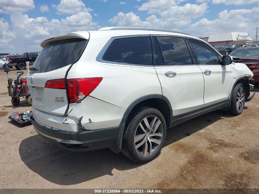 2017 HONDA PILOT ELITE - 5FNYF6H01HB036821