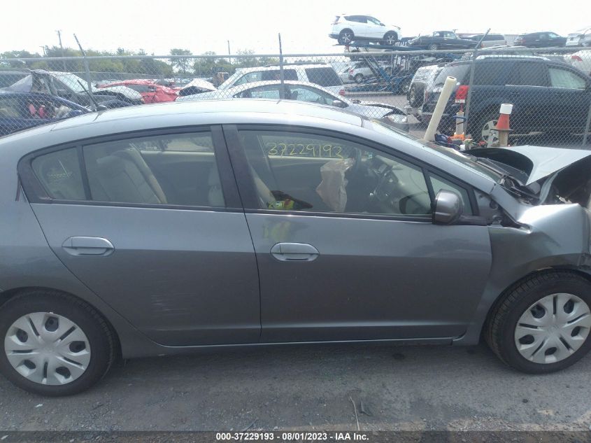 2013 HONDA INSIGHT - JHMZE2H33DS000182