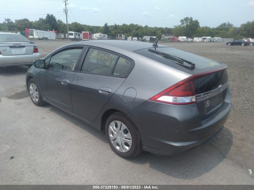 2013 HONDA INSIGHT - JHMZE2H33DS000182