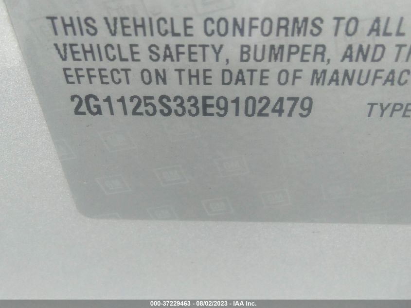 2014 CHEVROLET IMPALA LT - 2G1125S33E9102479