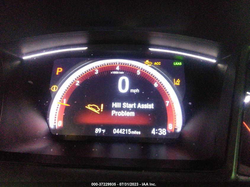 2019 HONDA CIVIC SEDAN SPORT - 2HGFC2F88KH596405