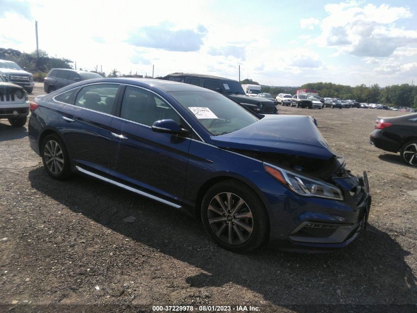 2016 HYUNDAI SONATA 2.4L LIMITED - 5NPE34AFXGH428405