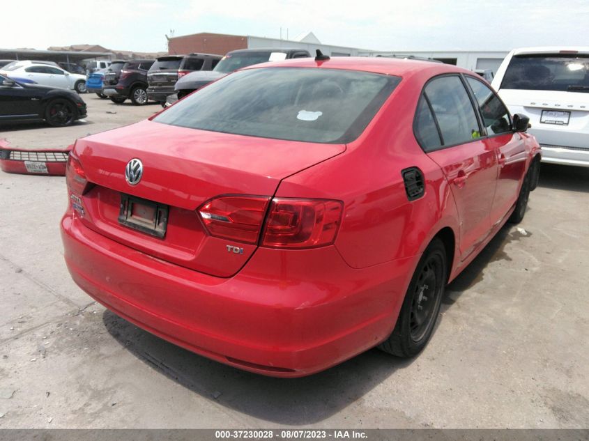 2014 VOLKSWAGEN JETTA SEDAN TDI VALUE EDITION - 3VWLL7AJ9EM283231