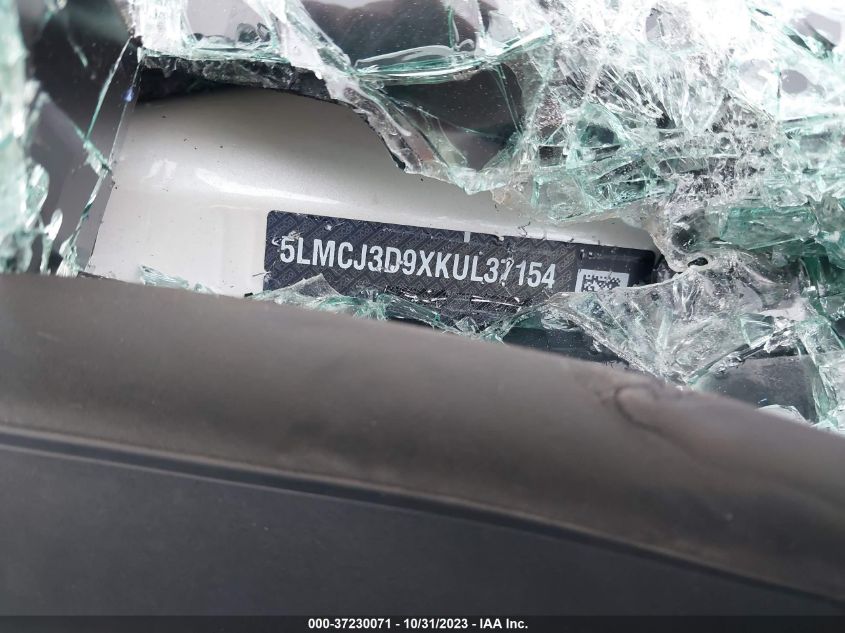 2019 LINCOLN MKC RESERVE - 5LMCJ3D9XKUL37154