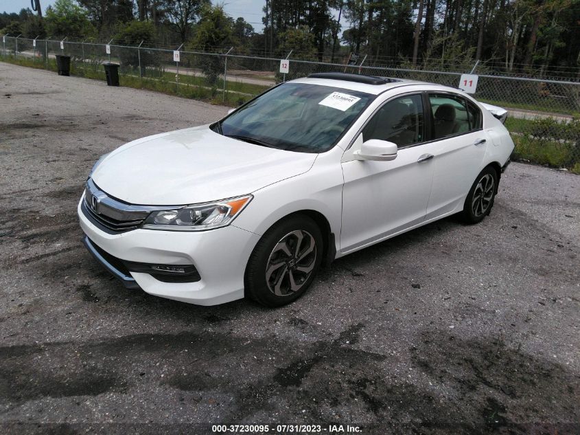 2017 HONDA ACCORD SEDAN EX - 1HGCR2F05HA144589